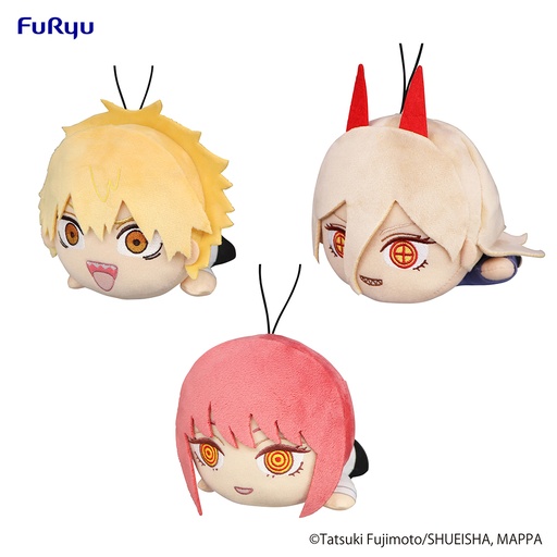 [FR40308] Chainsaw Man Lying Down Plush Toy -Denji /Makima /Power- set