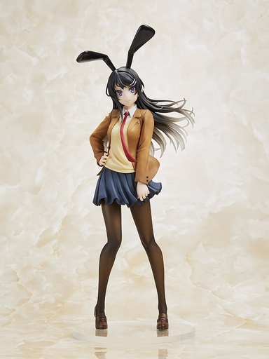 [T40037] Rascal Does Not Dream of Bunny Girl Senpai Coreful Figure - Mai Sakurajima (School Uniform/Bunny Ver.) Prize Figure