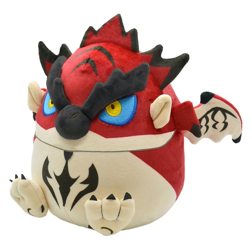 [CC12474R] Monster Hunter Fluffy Eggshaped Plush Rathalos(re-run)