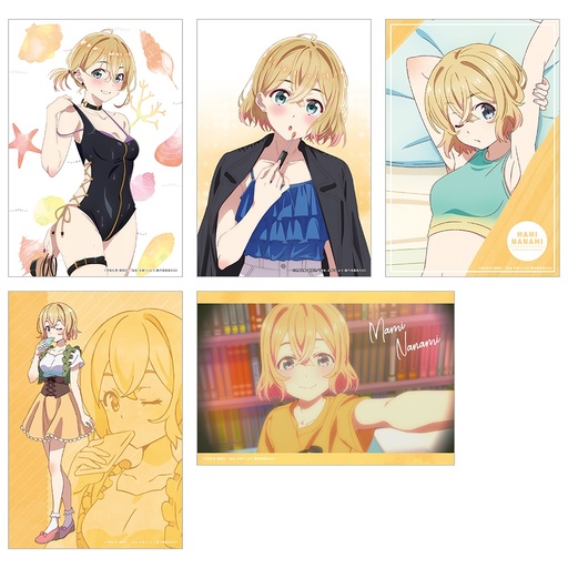 [KK64761] Rent-A-Girlfriend Swimsuit and Girlfriend Illustration Cards (Set of 5) Mami Nanami A