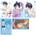 Rent-A-Girlfriend Swimsuit and Girlfriend Illustration Cards (Set of 5) Ruka Sarashina A