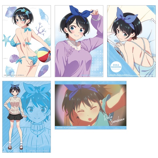 [KK64762] Rent-A-Girlfriend Swimsuit and Girlfriend Illustration Cards (Set of 5) Ruka Sarashina A