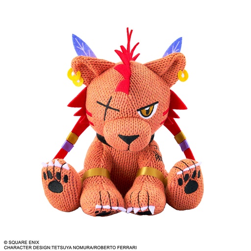 [SQ37550R2] FINAL FANTASY VII REMAKE Knitted Plush - RED XIII