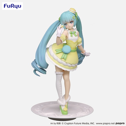 [FR07407] Hatsune Miku Exceed Creative Figure -SweetSweets Series Macaroon Citron Color ver.-