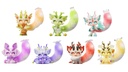 Cup Rabbit Flower And Dragon(re-run) (Set of 6 figures)