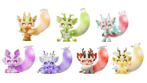 [PM38697] Cup Rabbit Flower And Dragon(re-run) (Set of 6 figures)