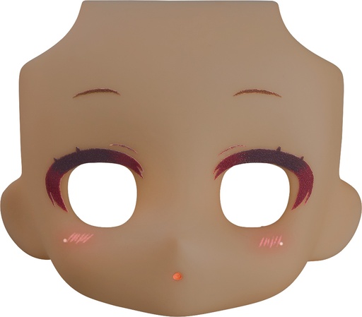 [G94990] Nendoroid Doll Customizable Face Plate - Narrowed Eyes: With Makeup (Cinnamon)