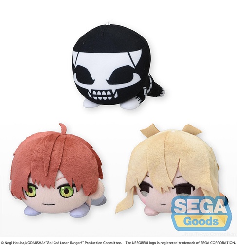 [SG42709] NESOBERI (Lay-Down) TV Anime "Go! Go! Loser Ranger!" Plush (EX)