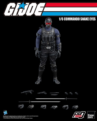 [TRZ81131] G.I. Joe - FigZero 1/6 Commando Snake Eyes