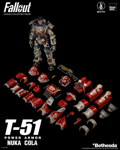 [TRZ81137] Fallout - 1/6 T-51 Nuka Cola Power Armor