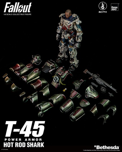 [TRZ81186] Fallout - 1/6 T-45 Hot Rod Shark Power Armor