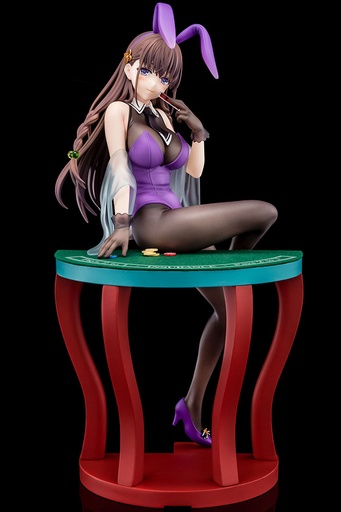 [HK50018] Elfine Phillet wearing flower’s purple bunny costume with Nip Slip Gimmick System