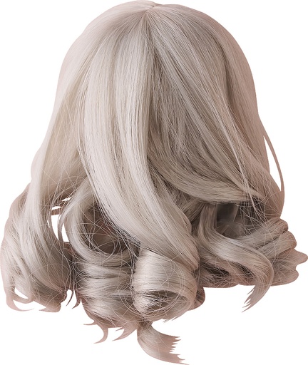 [G19329] Harmonia Series Original Wig (One Curl/Ash Gray)