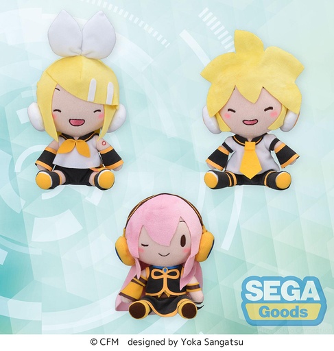 [SG43134] fuwa petit "Hatsune Miku Series" Plush "Kagamine Rin & Kagamine Len & Megurine Luka" (EX)