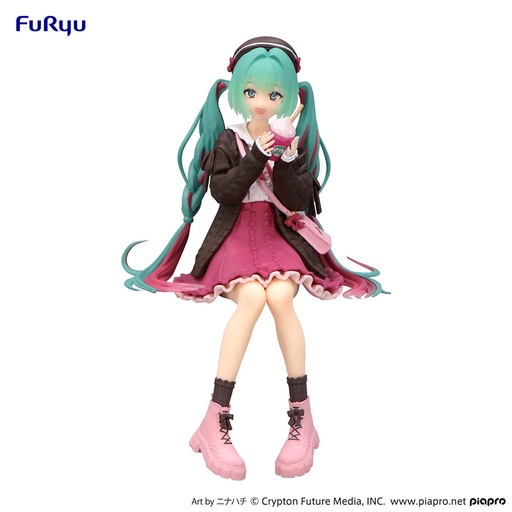 [FR36220] Hatsune Miku Noodle Stopper Figure -Autumn Date Pink Color ver.-
