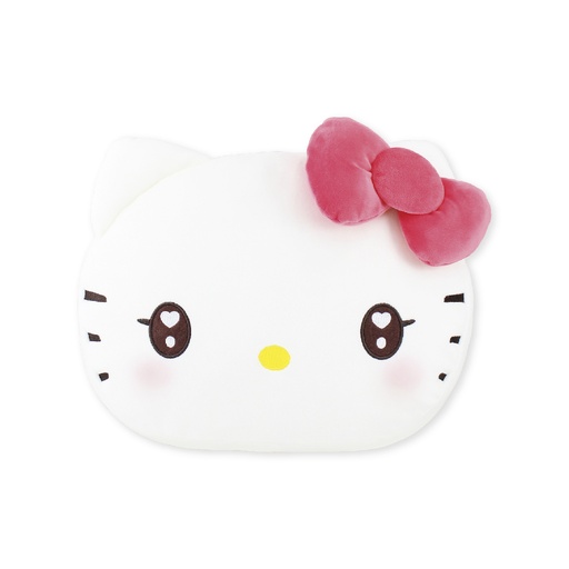 [YMS22408] Sanrio Characters Mocchiri Face Cushion Uruuru Hello Kitty