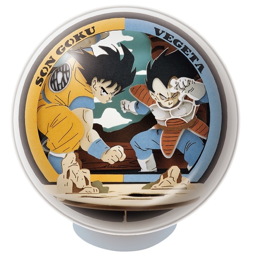 [ENS52270] Dragon Ball Z Paper Theater -Ball- PTB-15X Son Gokou VS Vegeta