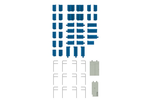 [PM38727] Semi-cross seat interior set A (blue)