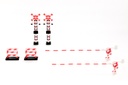 Railway Crossing (Red×White)