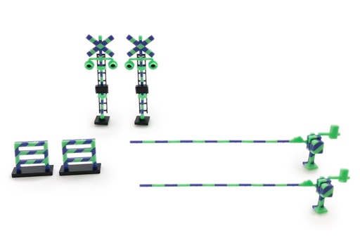 [PM38733] Railway Crossing (Green×Blue)
