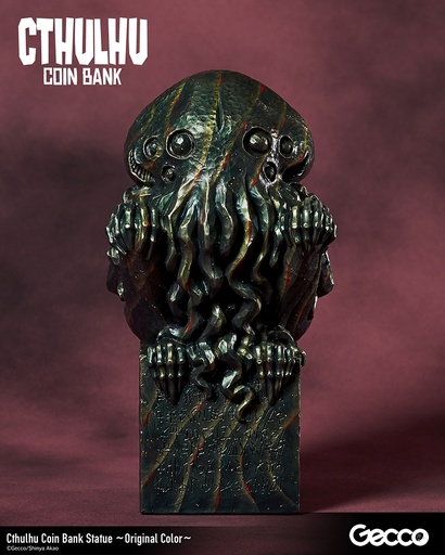 [GE65082] Cthulhu Coin Bank Statue (Original Color)