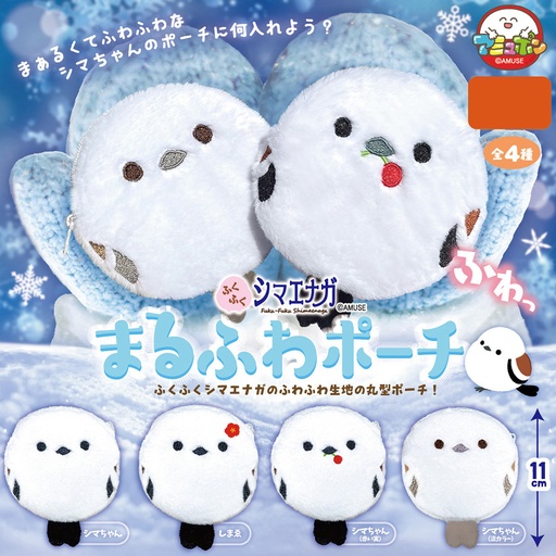 [AMZ75280] Fuku-Fuku Shimaenaga Marufuwa Pouch