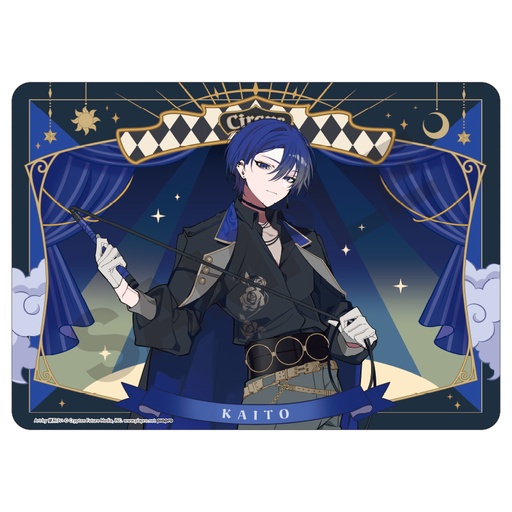 [CRX25564] Hatsune Miku Rubber Mat KAITO Black Circus