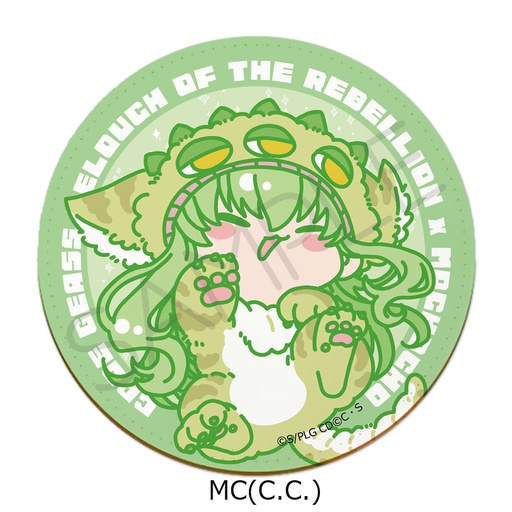 [SYI68225] Code Geass Lelouch of the Rebellion Leather Coaster MC C.C.