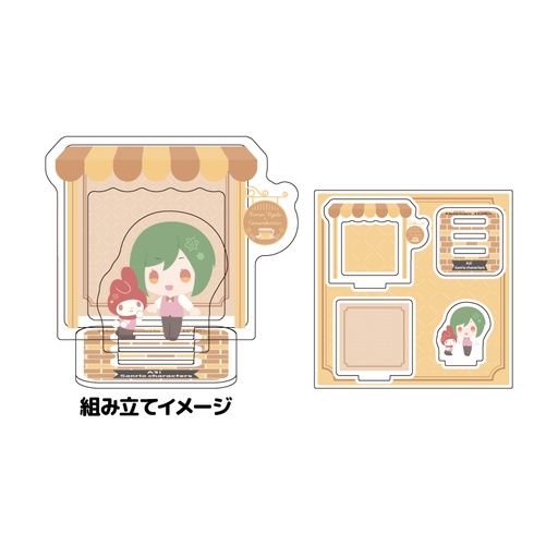 [ATH25741] Acrylic Stand Plate "A3!" x Sanrio Characters 08 Rurikawa Yuki x My Melody (Mini Character Illustration)