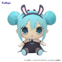 Hatsune Miku KYURUMARU Big Plush Toy -Black Rabbit ver.-(re-run)