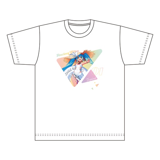[CR12010] Racing Miku 2024 Tropical Ver. T-shirt (XL Size)