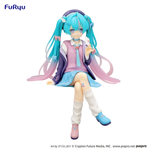 [FR36961] Hatsune Miku Noodle Stopper Figure -Love Blazer Navy Color ver.-