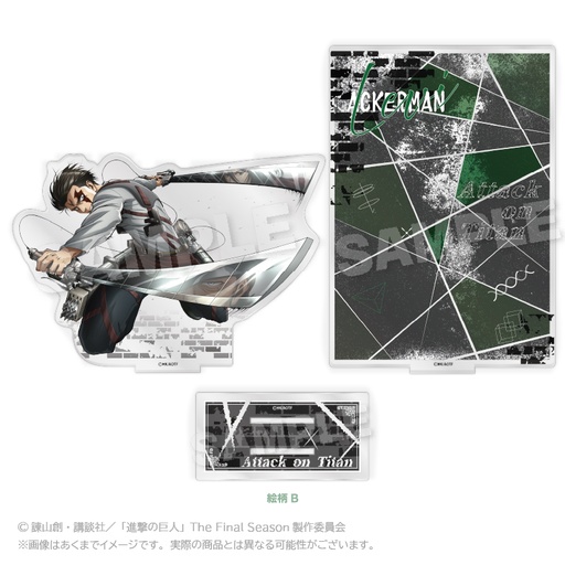 [YL64493] Attack on Titan Diorama Acrylic Stand Pattern B