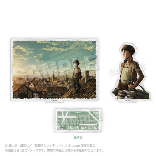 [YL64495] Attack on Titan Diorama Acrylic Stand Pattern D
