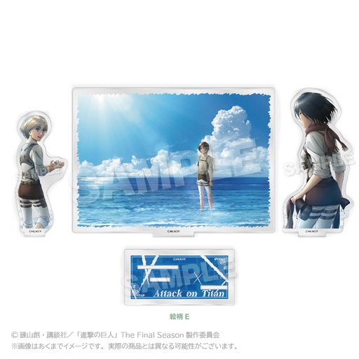 [YL64496] Attack on Titan Diorama Acrylic Stand Pattern E
