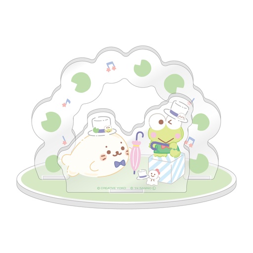[CR11534] Sirotan x HAPIDANBUI Acrylic Diorama Sirotan x Kero Kero Keroppi