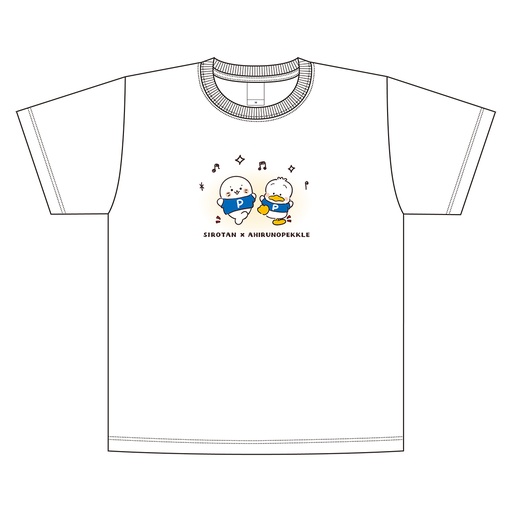 [CR11603] Sirotan x HAPIDANBUI T-shirt Ahiru no Pekkle (M Size)