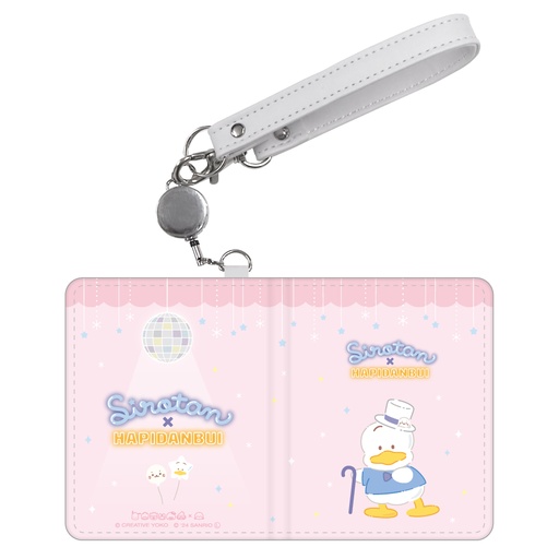 [CR11573] Sirotan x HAPIDANBUI Bi-fold Pass Case Ahiru no Pekkle
