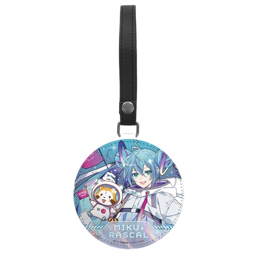 [CR11713] Hatsune Miku x "Rascal the Raccoon" 2024 Luggage Tag Hatsune Miku