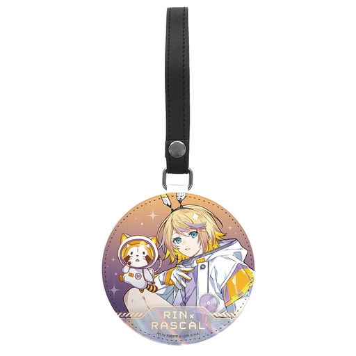 [CR11714] Hatsune Miku x "Rascal the Raccoon" 2024 Luggage Tag Kagamine Rin