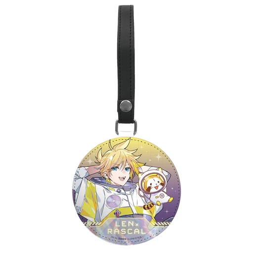 [CR11715] Hatsune Miku x "Rascal the Raccoon" 2024 Luggage Tag Kagamine Len