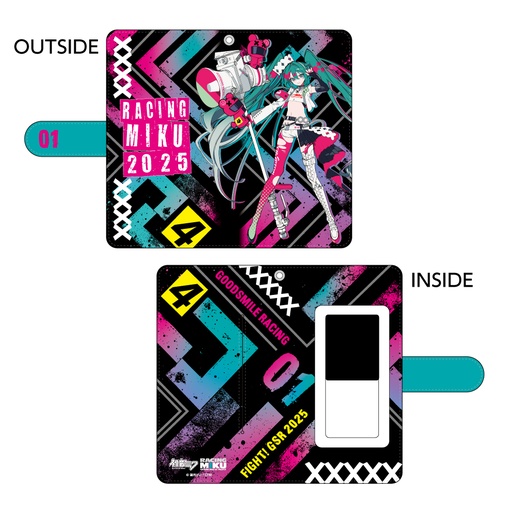 [CR12998] Racing Miku 2025 Ver. Book Type Smartphone Case Vol. 1