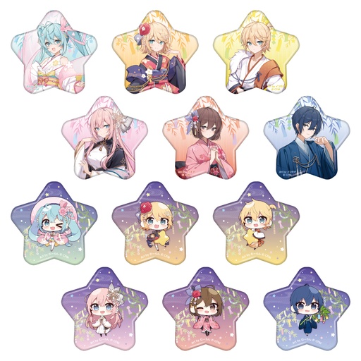 [CR11648] Hatsune Miku Akihabara Festival 2024 Trading Star Can Badge Tanabata Ver.