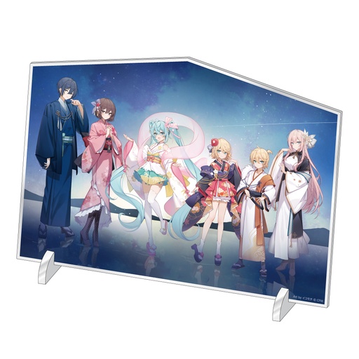 [CR11662] Hatsune Miku Akihabara Festival 2024 Ema Style Acrylic Art Stand Tanabata Ver.