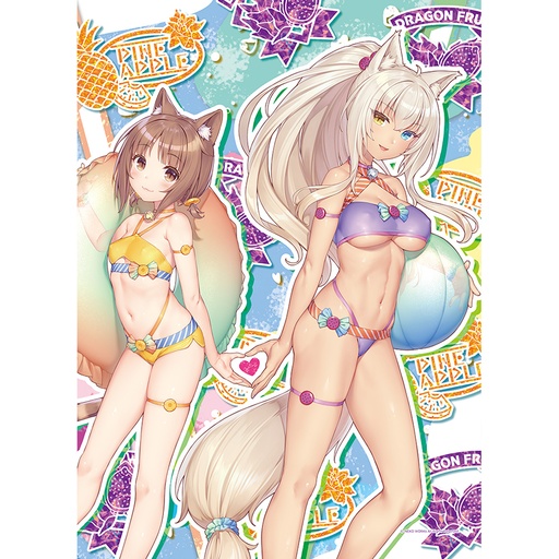 [CTT50027] Nekopara B2 Tapestry Azuki & Coconut / Swimwear W Suede