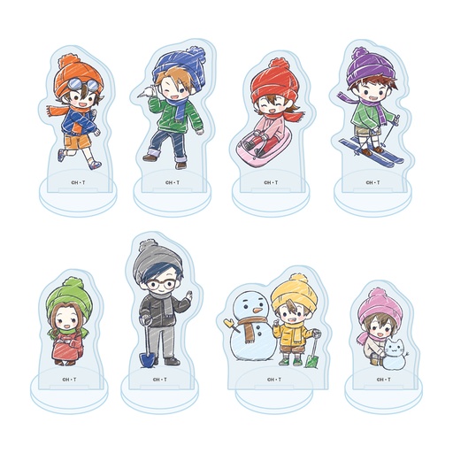 [ATH55052] Acrylic Petit Stand "Digimon Adventure" 03 Playing in The Snow Ver. (Graff Art Illustration)