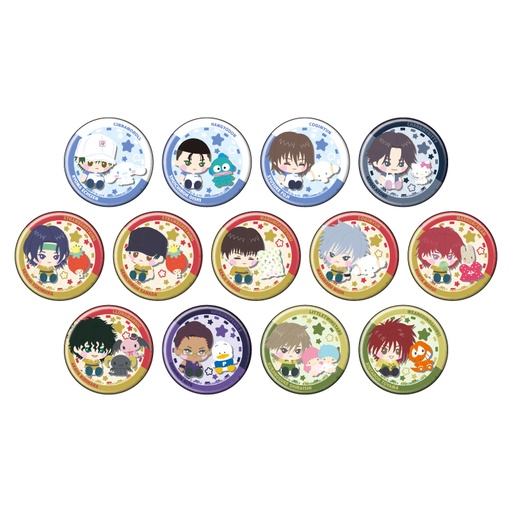 [ATH49975] Can Badge "New The Prince of Tennis" x Sanrio Characters 01 Middle School Student Design (Original Illustration)