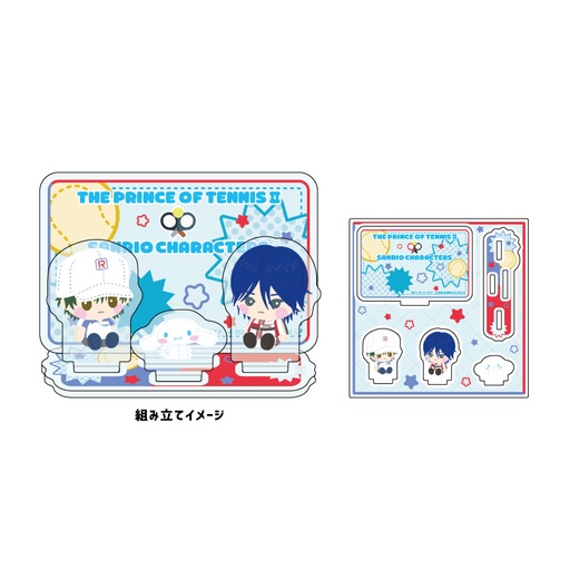[ATH49979] Acrylic Stand Plate "New The Prince of Tennis" x Sanrio Characters 01 A Ver. (Original Illustration)