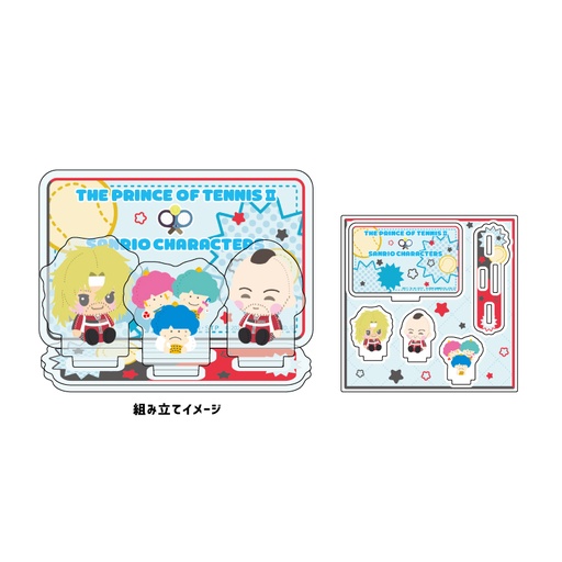 [ATH49982] Acrylic Stand Plate "New The Prince of Tennis" x Sanrio Characters 04 D Ver. (Original Illustration)