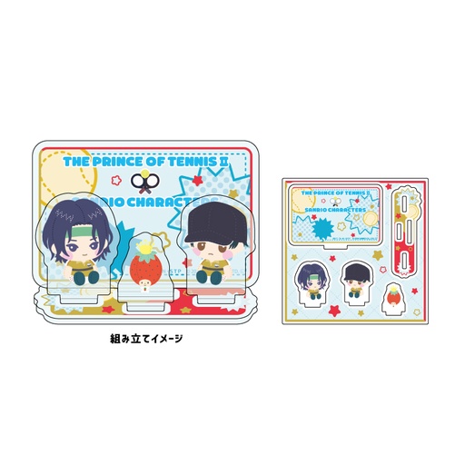[ATH49984] Acrylic Stand Plate "New The Prince of Tennis" x Sanrio Characters 06 F Ver. (Original Illustration)